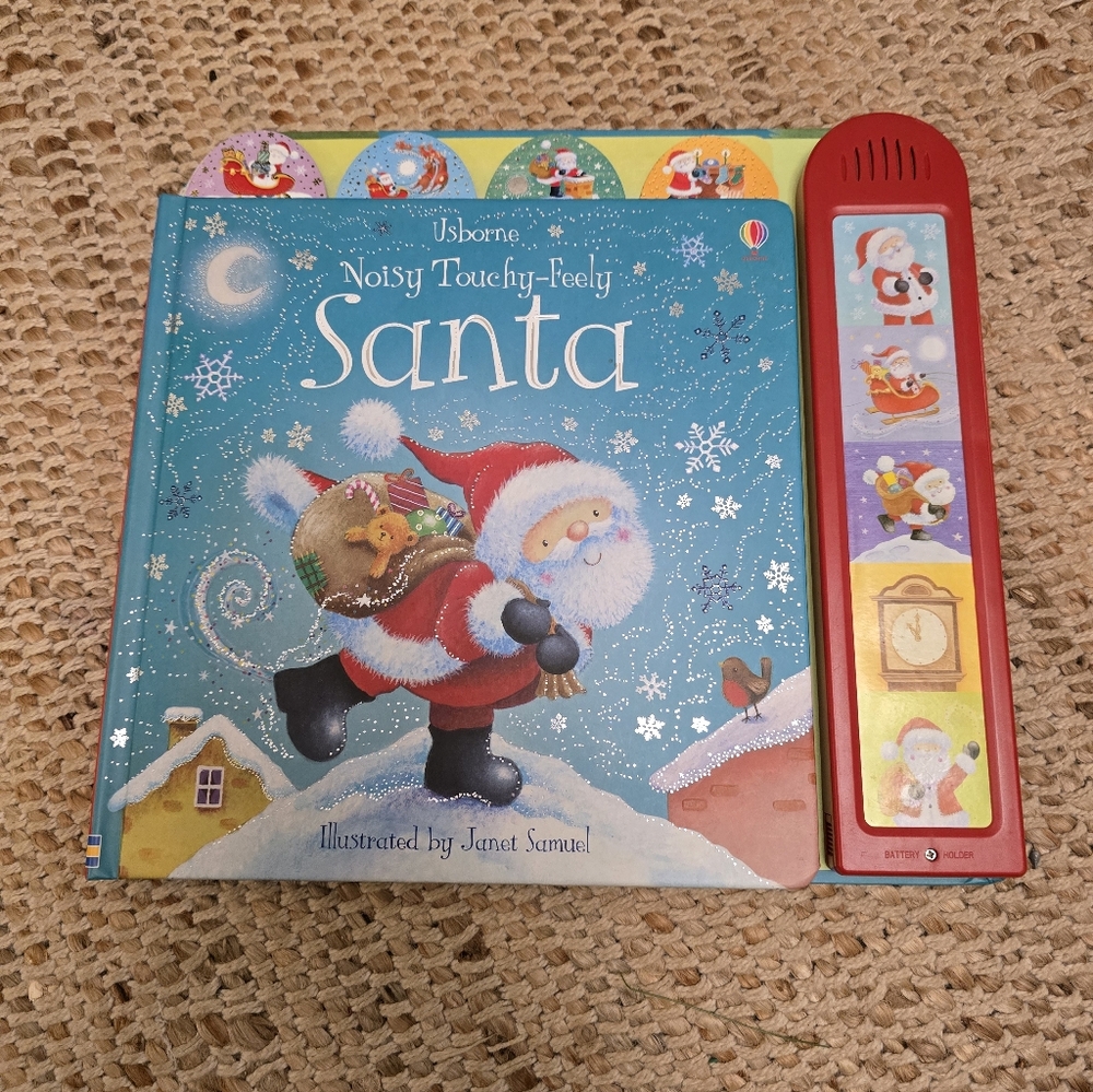 UsBorne Noisy Touchy Feely Santa Book